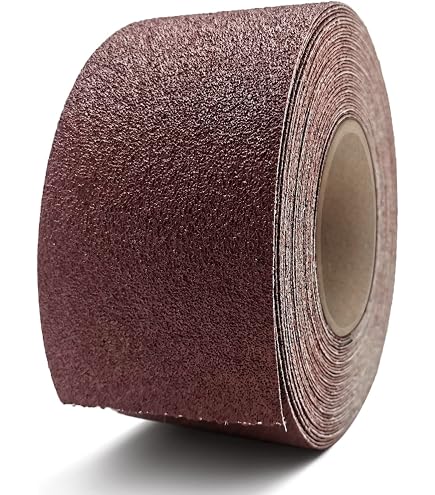 Kozelo PSA Sandpaper Roll – 2.5 Inch X 2 Yard, 180 Grit, Silicon Carbide Sticky-Back For Auto, Wood & Metal