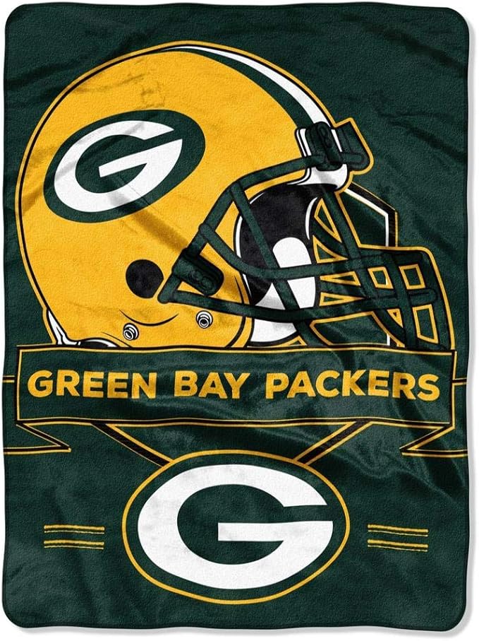 Amazon Com Nfl Green Bay Packers Prestige Raschel Throw Blanket 60 X 80 Clothing