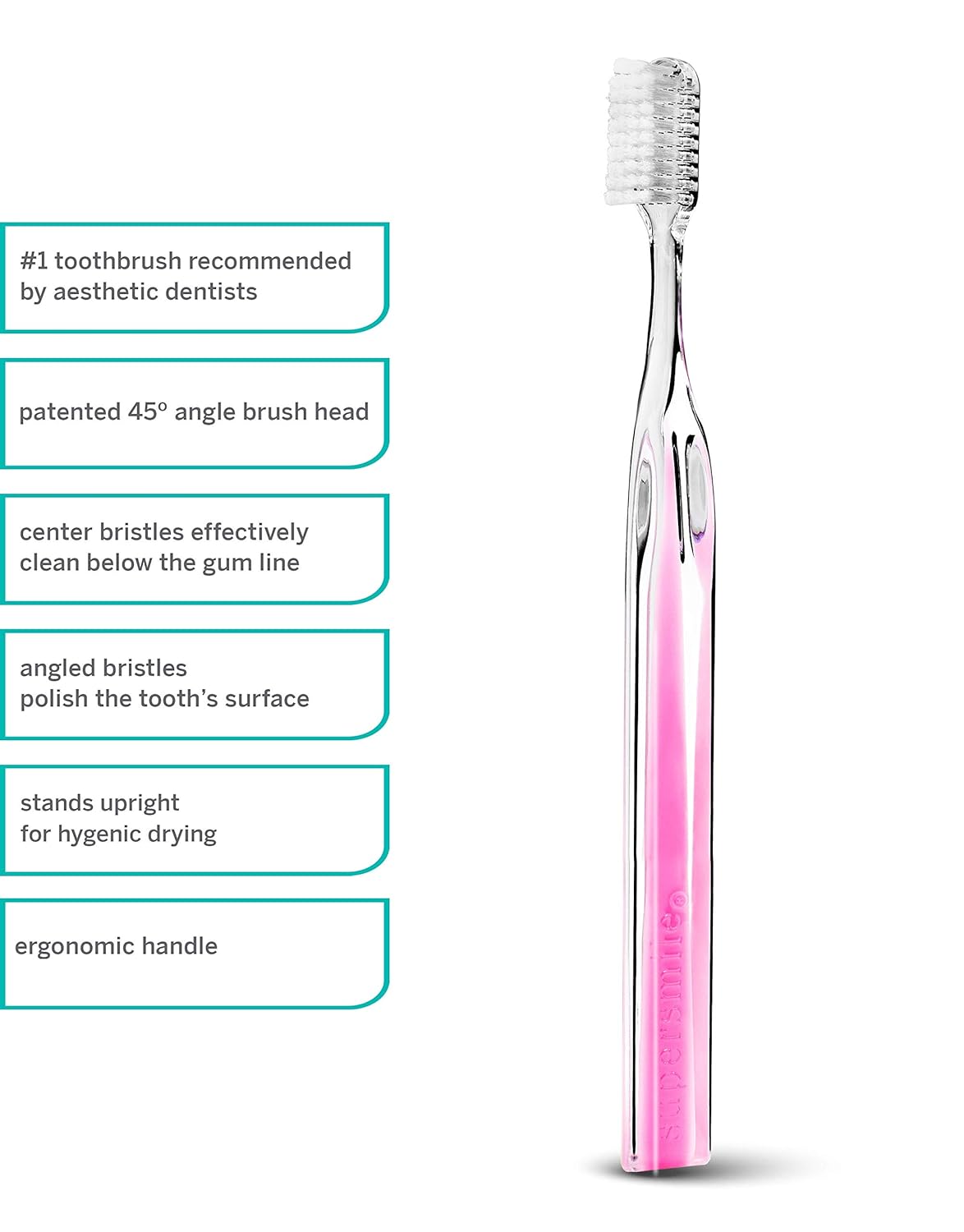 Supersmile Crystal Collection Toothbrush, Pink Diamond: Premium Beauty