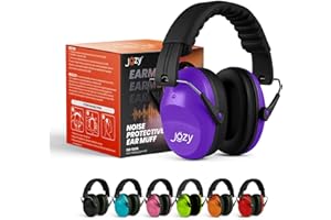 Jozy Noise Canceling Headphones for Kids, SNR 26dB Ear Protection for Autism, Sound Proof Sensory Muffs for Hearing, Concerts