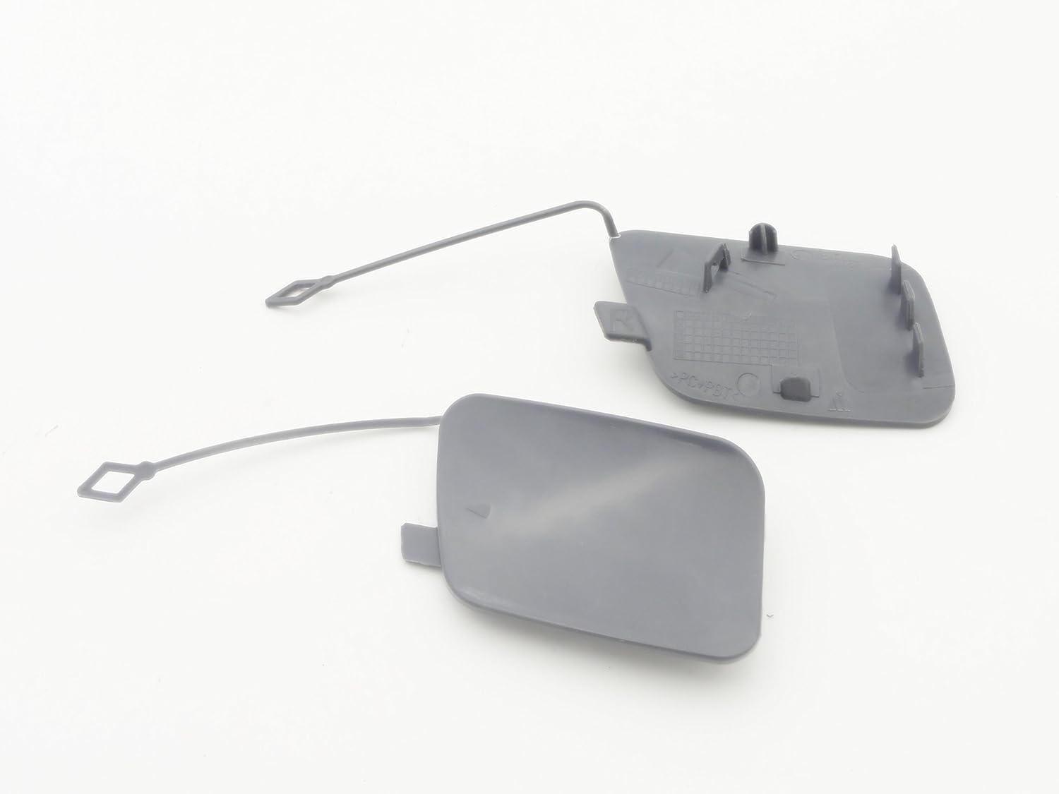 Bumper Covers 1 Pair 51127378573/74 LH+RH Rear Bumper Towing Tow Hook