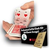 Ted's Sterling Magic Red Bicycle Rider Back Classic Svengali Gaffed Deck | Professional trick card set featuring Video Learning Link. Perfect for beginners through professional-level magicians.