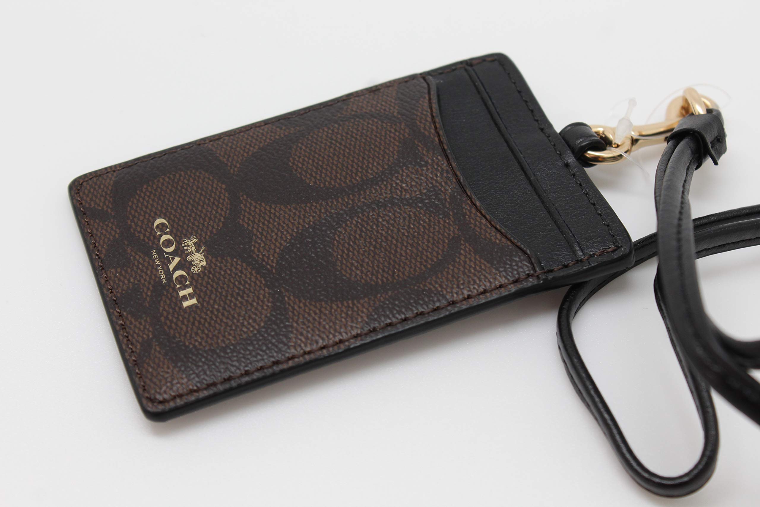 Coach Signature PVC Badge Lanyard ID Badge Holder F63274 Buy Online