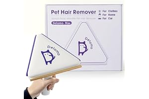 DELOMO Pet Hair Remover for Car Detailing Supplies, Perfect for Couch, Furniture, Car Carpet, Bed, and Clothes, Reusable Pet Hair Remover