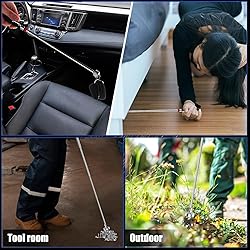 Magnetic Pickup Tool and Grabber Set, 35-inch