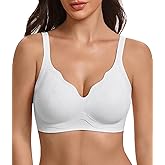 Avidlove Wireless Bras for Women Comfort Seamless Jelly Supportive Bra Full Coverage Tshirt Push Up Bralette Everyday Bras