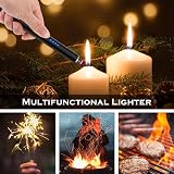 LcFun Electric Candle Lighter USB C Rechargeable Long Reach Windproof Plasma Arc view 2