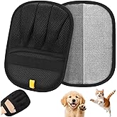 Bumilily Electrostatic Pet Hair Remover Glove &ndash; Reusable Lint Roller Alternative for Furniture, Carpet &amp; Clothes &ndash; Washable Dog &amp; Cat Hair Brush with Strong Grip &ndash; No Sticky Refills Needed(1PCS)