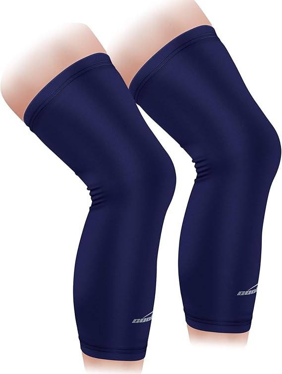 3 Paar Kompressions-Beinlinge Lang - UV Schutz Für Sport & Outdoor