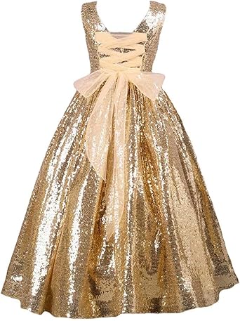 rose gold flower girl dress amazon