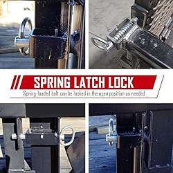 SPARKWHIZ Spring Latch Lock, Weld-On Spring Latch