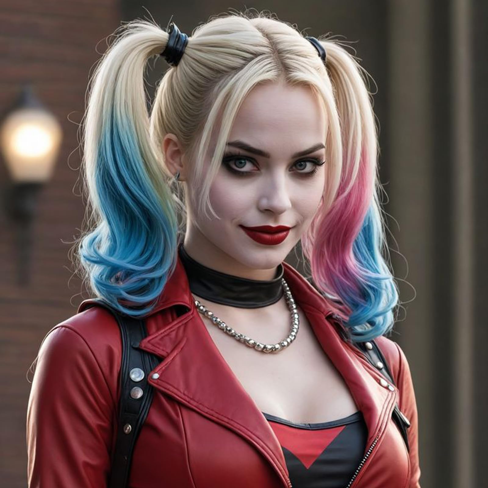 Creamily Harley Quinn Wig - Suicide Squad Harley Quinn Wigs for Women, Long Pink and Blue Wigs, Colorful Cosplay Halloween Wig — image 1