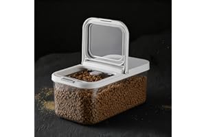 LivLab Mker Dog Food Storage Container - 6L/6KG/10LBS Pet Food Storage Containers With Lids & Scooper, BPA Free Airtight Storage Containers Store Dry Food For Kitchen Pantry