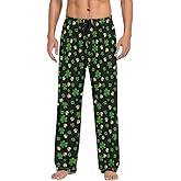 JUDIAN English Bulldog Men's Pajama Bottoms Soft Sleep Pant with Pockets Sleep Pj Lounge Pants for Men