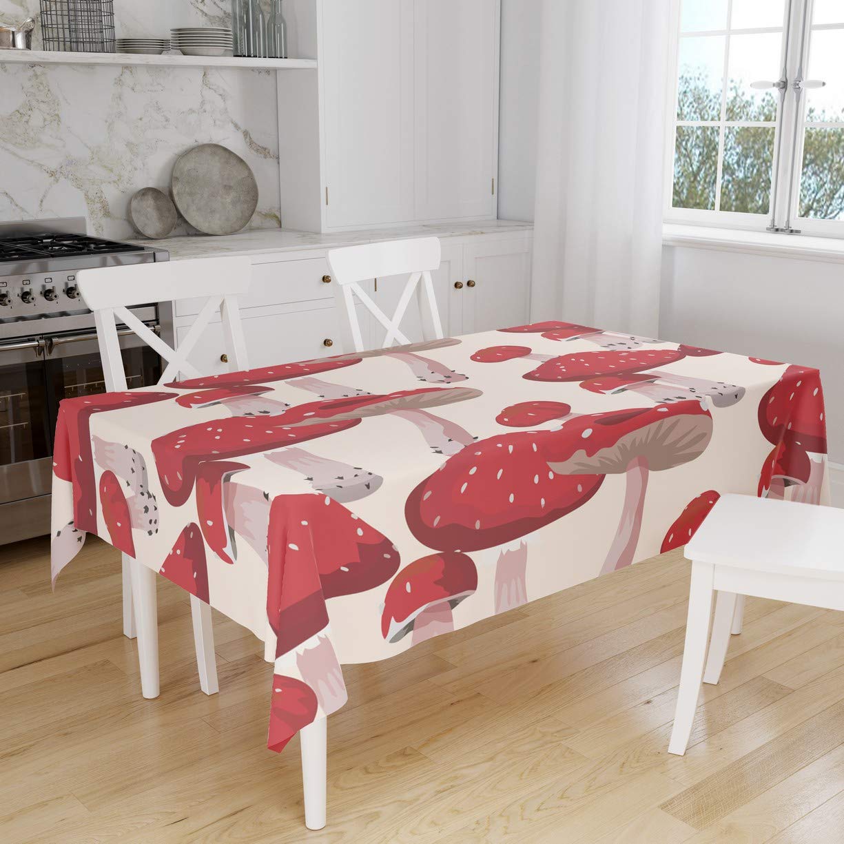 Bonamaison Kitchen Decoration, Tablecloth, 140cm x 160cm - Designed and Manufactured in Turkey
