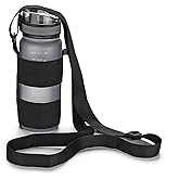 OYATON Universal Water Bottle Carrier Sling with Adjustable Shoulder Strap for Walking Short Hiking, Water Bottle Holder for 16-64 oz Wide Mouth Bottles (Exclude Water Bottle)