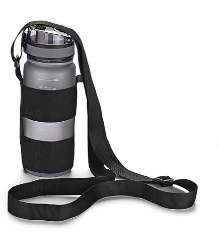 Porte-Gourde Néoprène 500ml Avec Bandoulière - Léger Pour Vélo, Randonnée, Camping
