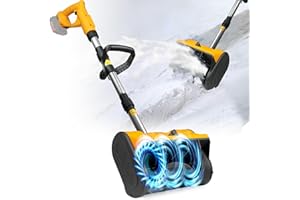 Cordless Snow Shovel Compatible with Dewalt 20V Max Battery, 11" Electric Snow Blower for Driveway Max 27FT Throw Distance, 6