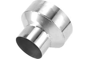 Motoforti 3" OD to 5" OD Mandrel Exhaust Pipe Adapter Concentric Reducer Car Exhaust Pipe Tubing Piping Adapter 4inch/100mm L