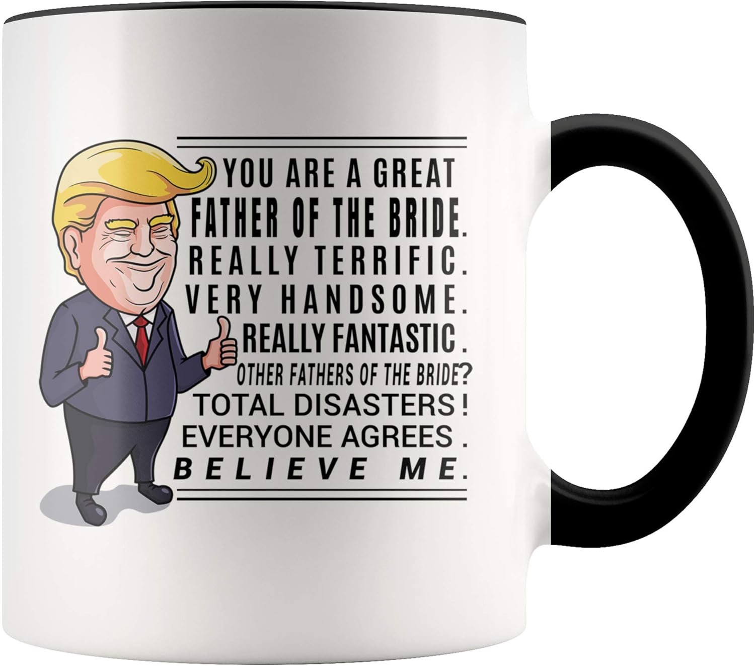 father of the bride coffee mug