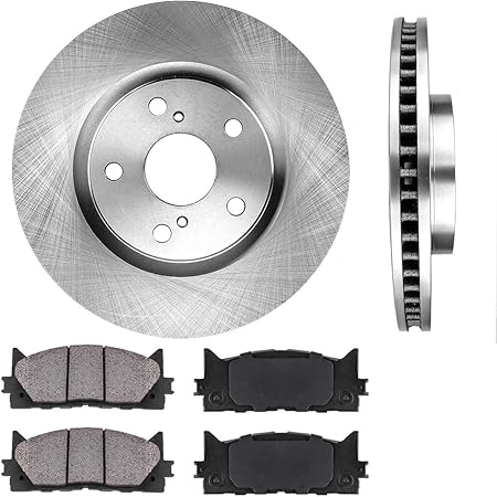 Amazon Crk フロント 296 Mm プレミアム Oe 5 ラグ 2 ブレーキディスクローター 4 セラミック ブレーキパッド ブレーキパーツ 車 バイク