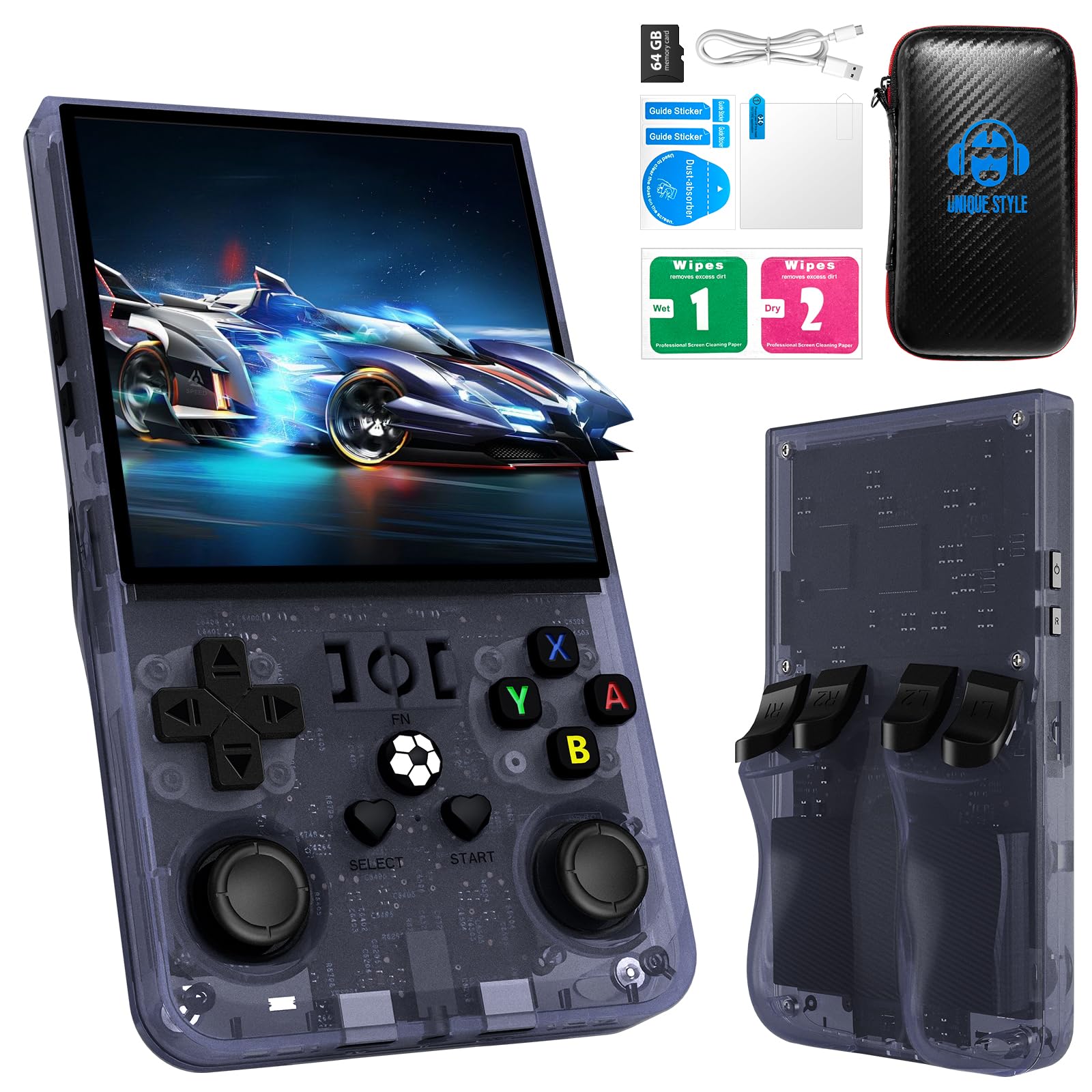 The R36 Max Is A Retro Handheld Gaming Console Designed For Enthusiasts Seeking Portability And Extensive Game Compatibility. Operating On An Open-source Linux System, It Supports A Wide Range Of - View #4