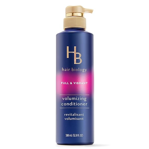 HAIR BIOLOGY BIOTIN VOLUMIZING CONDITIONER FOR THINNING, FLAT AND FINE HAIR, FIGHTS BREAKAGE AND REPLENISHES NUTRIENTS, 380 ML