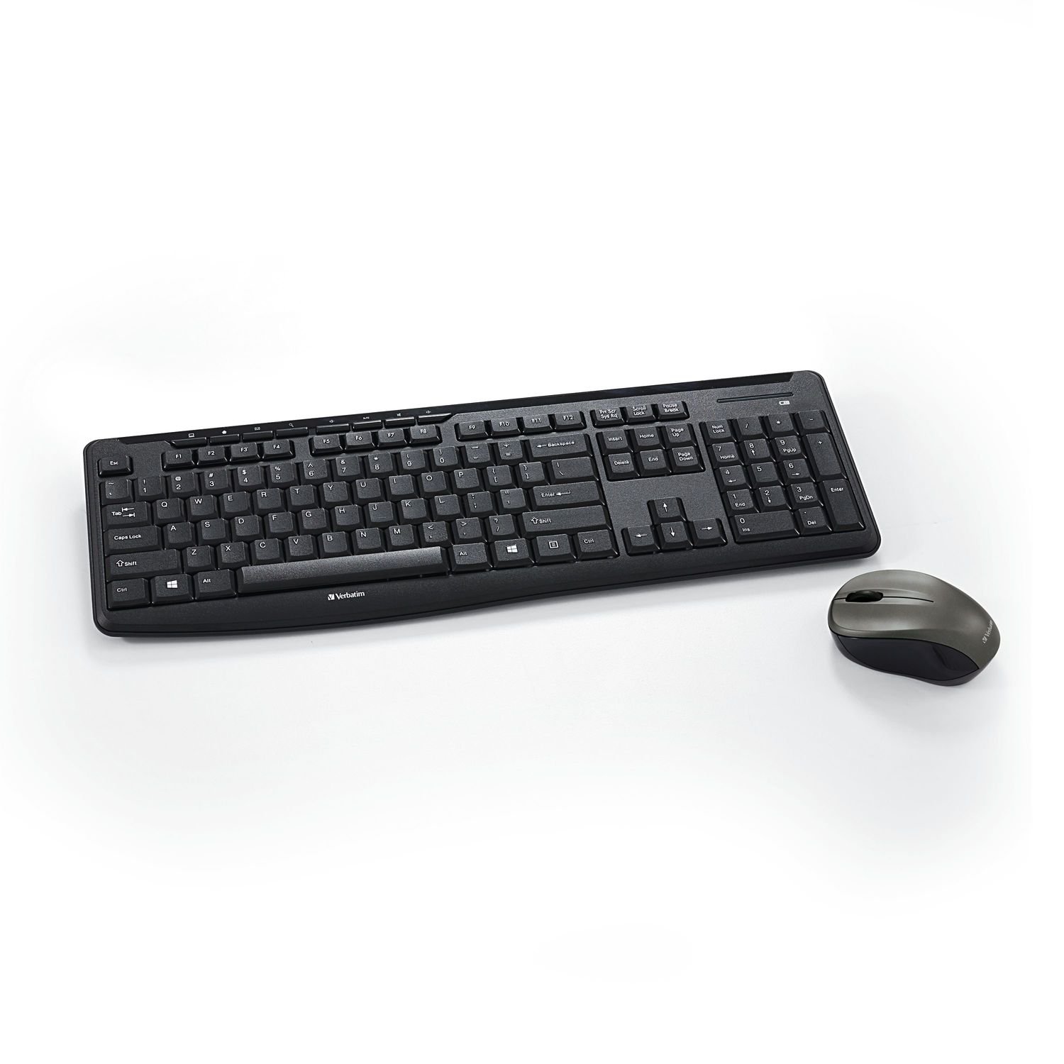 Verbatim Wireless Silent Mouse & Keyboard Combo 2.4GHz with Nano