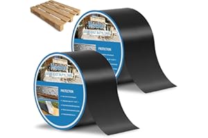 Heelos Deck Joist Tape 3''x50', 2 Pack Butyl Adhesive Tape for Decking Protection, Waterproof Joist Tape- Ideal for Wood & Metal, Outdoor Construction Use