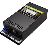 ICESHARKS 500w 80+ Bronze-Rated Fully Modular Power Supply, mini ITX/Flex ATX / 1U,Featuring Full-Range Active PFC90-264v, mini Servers/NAS/HTPC/and Rack-Mounted PSU