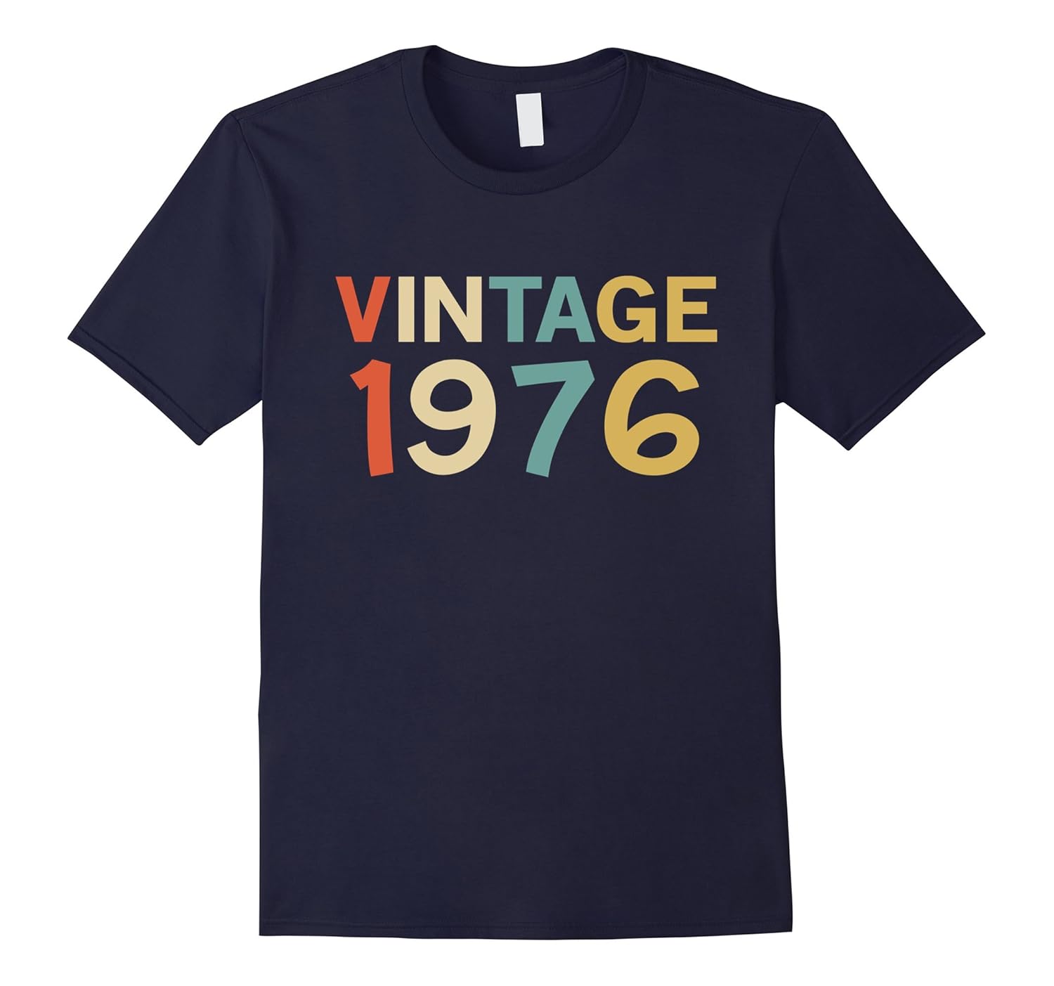 Funny Vintage 1976 Birthday Gift T-Shirt-Rose