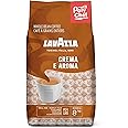 Lavazza Crema E Aroma Whole Bean Coffee Blend, Medium Roast, 1 kg Bag , Balanced medium roast with an intense, earthy flavor 