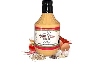 Terry Ho's Yum Yum Sauce Original - Sweet and Tangy Mayonnaise-Based Sauce for Dipping, Marinade, and Dressing - Cocktail Sauce for Shrimp, Japanese Steak, Chicken, Pork, and Vegetable Salad - 32oz (Pack of 1)