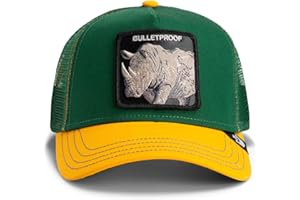 Goorin The Bulletproof Rhino Trucker Hat for Men and Women, Green, One Size, Unisex