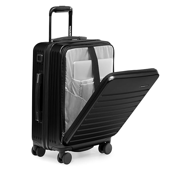 TRAVELER’S CHOICE MYKEL DUAL OPENING POLYCARBONATE HARDSIDE SUITCASE...