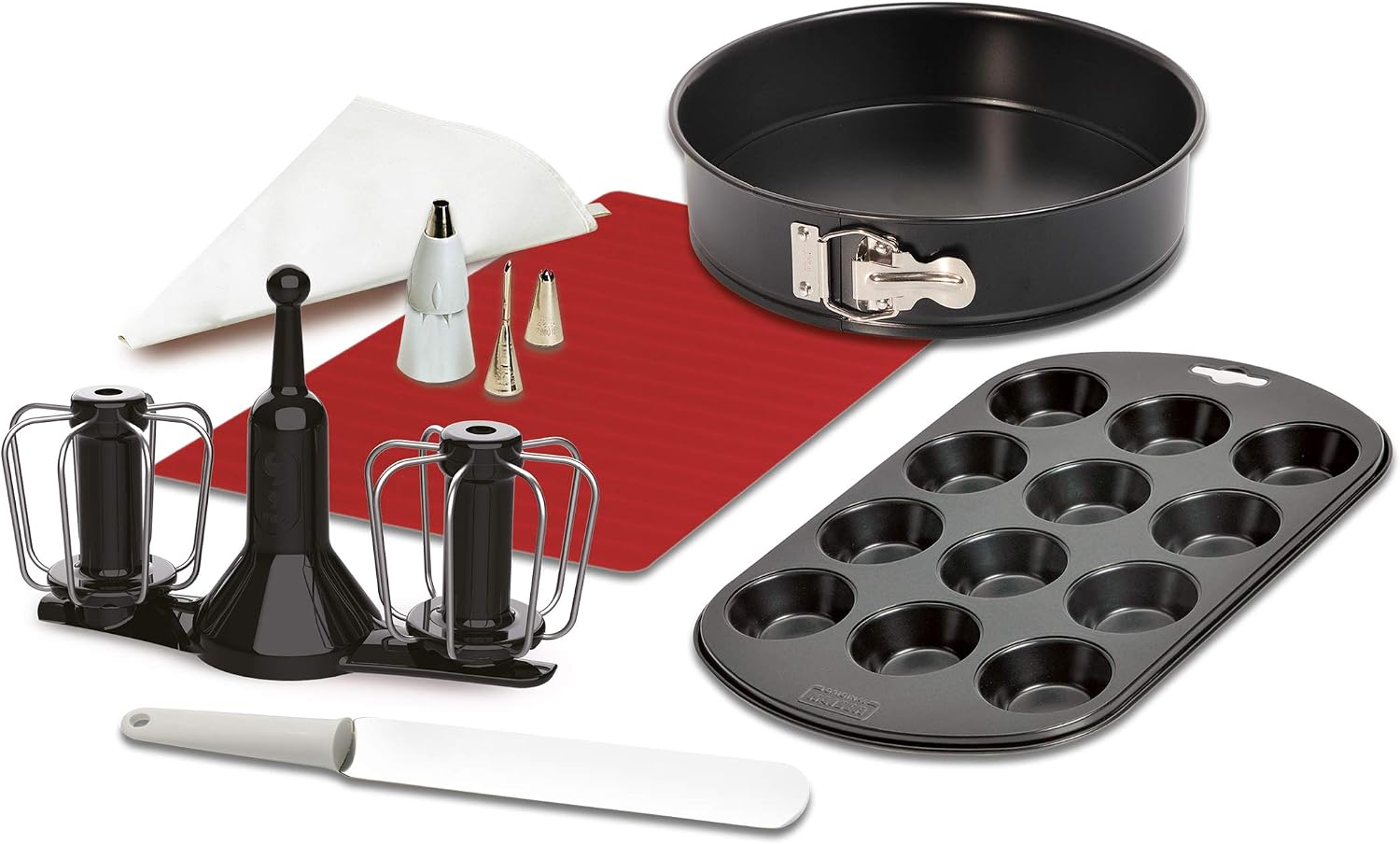 Cooking Accessory Krups XF5560 Prep&Cook Accessory Set, Black/White/red - BigaMart