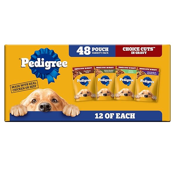 PEDIGREE CHOICE CUTS IN GRAVY WET DOG FOOD,...