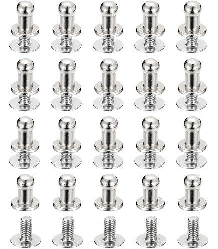 Amazon.com: uxcell 4mm Ball Head Stud Rivets Screw Back, 50Pack