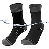 PEAKSEAL Unisex Waterproof Socks for Hiking & Snow Sports - Breathable Moisture-Wicking Socks for Outdoor Activities