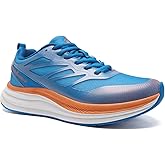 Men's Orthopedic Road Running Shoes: Comfortable Casual Arch Supports Plantar Fasciitis Orthotic Sports Athletic Sneakers, Flat Feet High Arch Tennis Work Walking Shoes for Foot Heel and Pain Relief