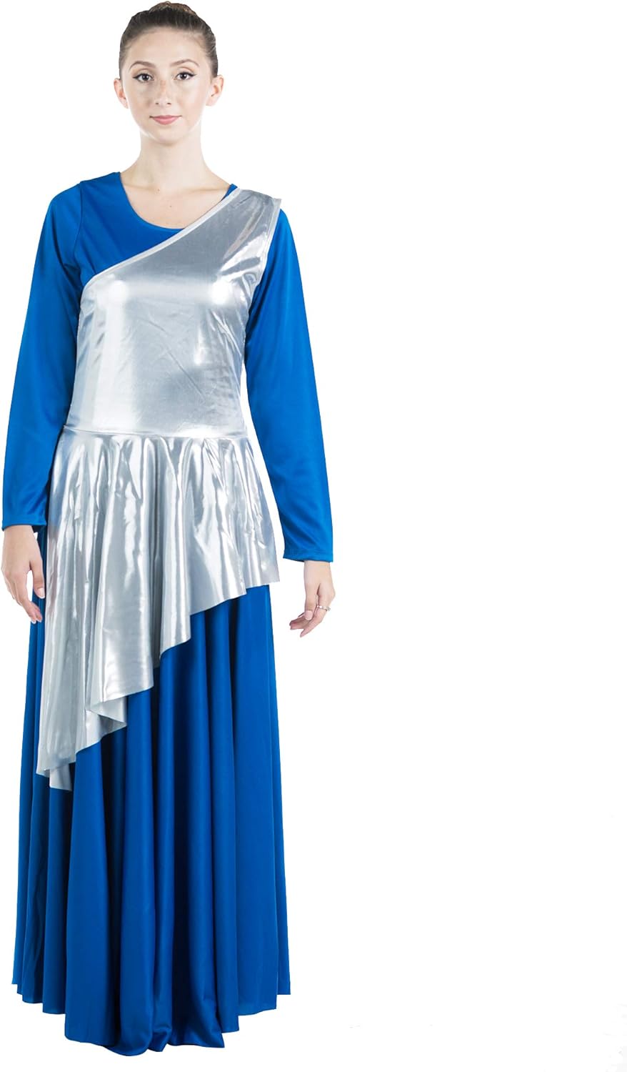 Danzcue Women's Asymmetrical Praise Dance Tunic: Clothing
