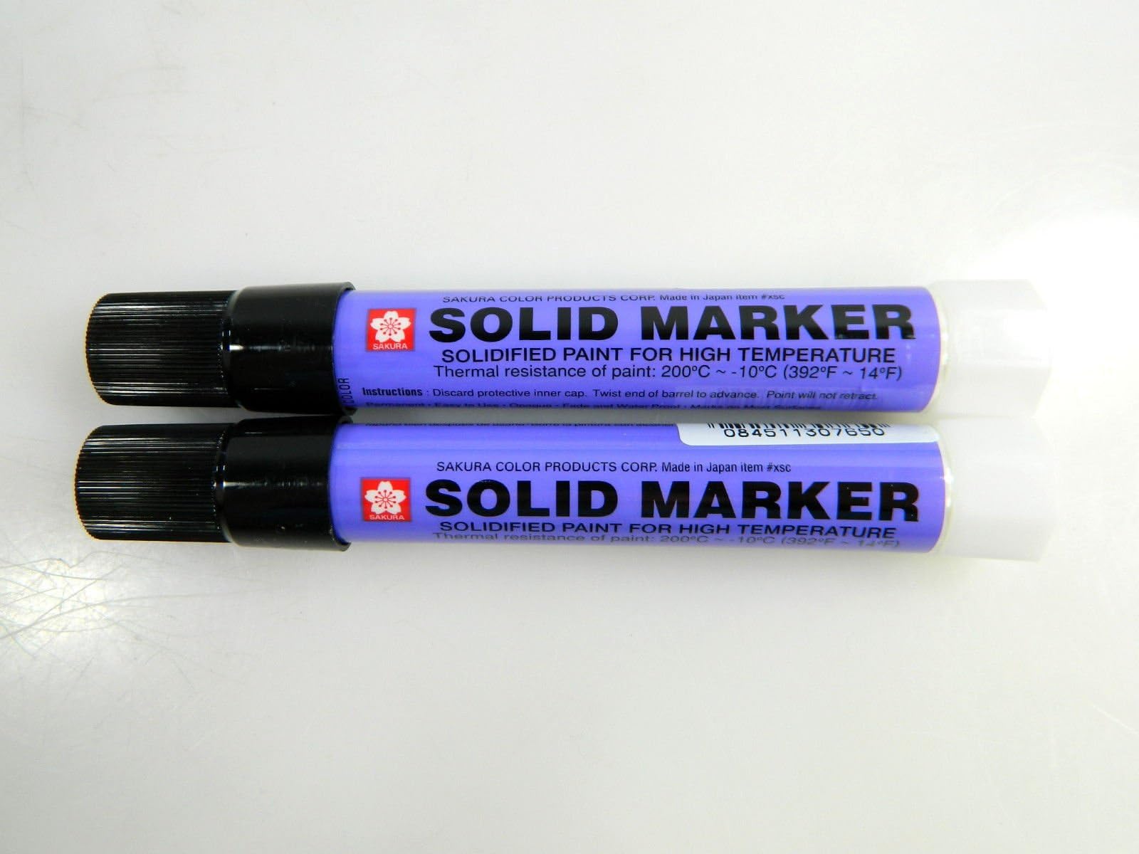 Two (2) Sakura Solid Paint Marker Black