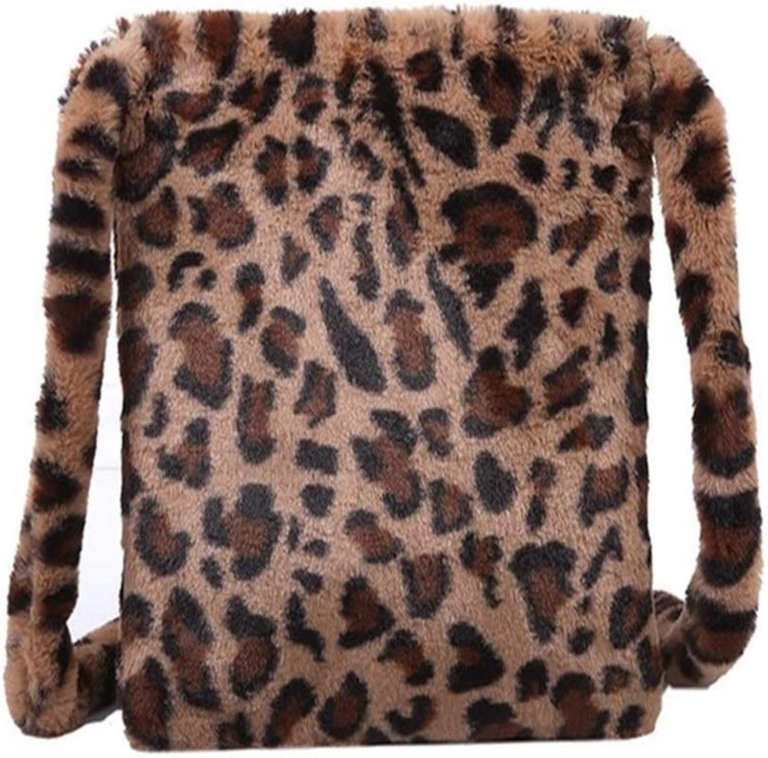 Fluffy leopard bag Clearance