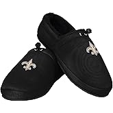 New Orleans Saints NFL Mens Big Logo Athletic Moccasin Slippers