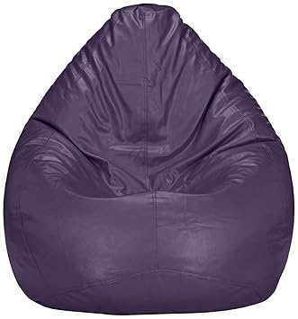 Amazon Brand - Solimo XXXL Bean Bag Cover Without Beans (Purple)