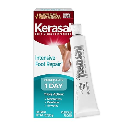 Kerasal Intensive Foot Repair, Skin Healing Ointment for Cracked