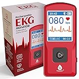 Portable EKG Monitor & Heart Rate Monitor with LCD