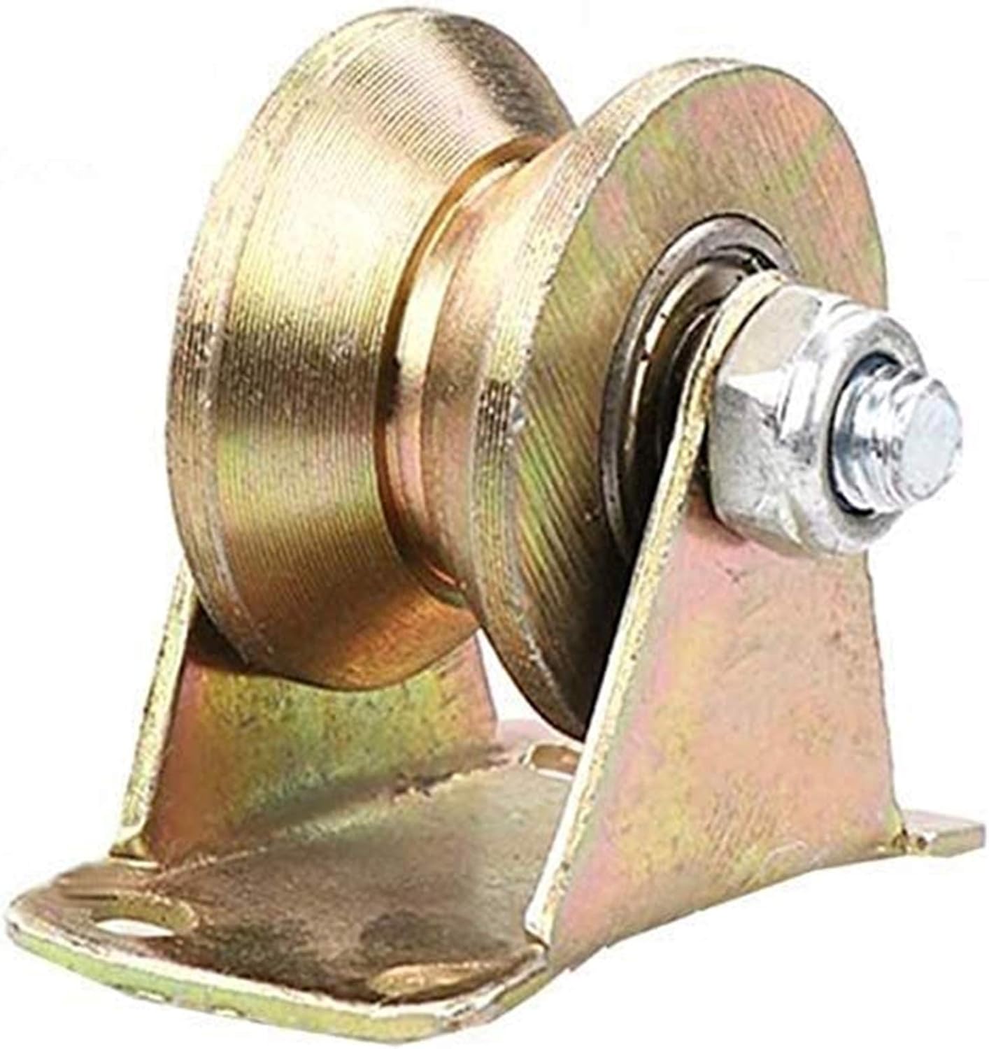 1Pcs VGroove Steel Caster Wheel,Heavy Duty Rigid Wheels,Orientation