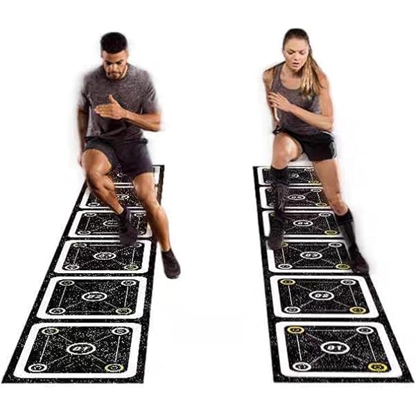 14.76ft Non-Slip Rubber Agility Ladder - Footwork & Speed Training For Soccer, Basketball, Fitness