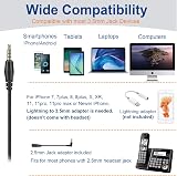 Wantek 3.5mm Headset with Mic Noise Cancelling Call Controls Computer Office view 2